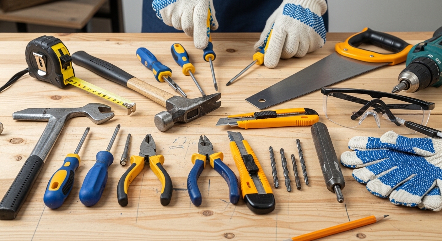 Essential household toolbox for DIY beginner