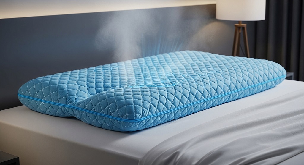 king size cooling pillow airflow design for hot sleepers