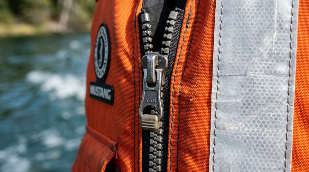Safety vest for anglers with multiple fishing storage pockets